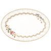 Vánoční servírovací oválný podnos na cukroví White Elegance 35x23,5cm, Easy Life