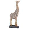 Dekorace figura žirafa Elody hnědá, 5x10,5x30,5 cm