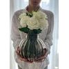 Krištáľová váza Maria dymová, 23x12 cm