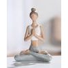 Dekorace figura žena jogínka Hannah, 6x10,5x14 cm