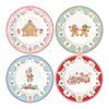 Vánoční sada dezertní talíře 4ks Sweet Christmas 19,5cm, Easy Life