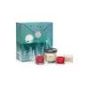 Yankee Candle - Vánoční dárková sada 1ks tumbler malý + 3ks votivní svíčky ve skle