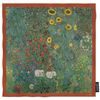 Hodvábna šatka Garden Wihte Sunflowers 90x90cm, Gustav Klimt
