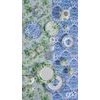 Porcelánový hrnek se sítkem a poklopem na čaj Royal Blue, 11x8 cm