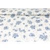 Ubrus na stůl s modrými květy 90x90 cm