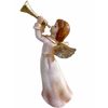 Anjel stojaci s rúrkou champagne, 7x11x20 cm