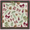 Vianočné gobelínové prestieranie na stôl Xmas Ornaments 32x32cm, Sander