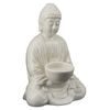 Porcelánová dekorace Buddha bílý, 12x18,5x9,5 cm