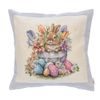 Velikonoční gobelínový potah na polštář Bunny, 45x45cm