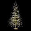 Vánoční dekorace světelný strom 1940 LED zlatý, 180x115 cm