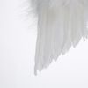 Závesná anjelské krídla Fay z peria biela, 28-34 cm