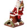 Christmas Toys Memory svietnik / hrajúci Santa na streche, 32 cm, Villeroy & Boch