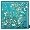 Hedvábný šátek Almond Blossom 90x90cm, Vincent Van Gogh
