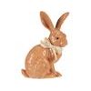 Velikonoční dekorace keramický zajíc hnědý, 19x24x11 cm