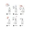 Maison Berger Paris - Katalytická lampa Illusion mléčná + Černá Angelika 250ml