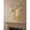 Vánoční dekorace na zeď jelen 300 LED, 75x60x30 cm