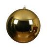 Vianočná plastová ozdoba zlatá, 14 cm