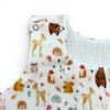 Letní mušelínový spací pytel Méďa