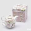 Porcelánová souprava čaj pro jednoho Blooming Garden, 13x12 cm
