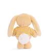 Plyšový zajíček v triku Bouncy Bunny žlutý, 15 cm