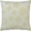 Vánoční povlak na polštář Cristallo Luce bílo-zlatý 40x40 cm, Sander