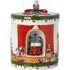 Christmas Toys hracia skrinka / svietnik, Santa s darčekmi, 16x16x21,5 cm, Villeroy & Boch