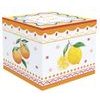 Porcelánová miska na zmrzlinu se lžičkou 1ks Fruit Mania 8,5x7cm, Easy Life