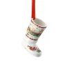 Vianočná sada porcelánových mini ozdôb hviezda/bot, Christmas Sounds, Ø 6,5/5,2 cm, Rosenthal