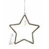 Vianočné dekorácie hviezda závesná, 15x15 cm