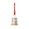 Vánoční porcelánová ozdoba na stromeček Zvonek Christmas Lights 7 cm, Rosenthal
