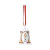 Vánoční porcelánová ozdoba na stromeček Zvonek Christmas Lights 7 cm, Rosenthal