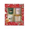 Yankee Candle - Vánoční dárková sada 3ks votivní svíčky+svícen