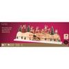 Vánoční dekorace adventní kalendář s autíčkem a LED osvětlením, 5x38x13 cm