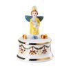 Vánoční malá hrací skříňka holčička s kočkou Christmas Lights, Ø 9 cm, Rosenthal