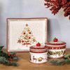 Winter Bakery Delight Hranatý koláčový podnos 27,4 x 22,7 cm, Villeroy & Boch
