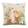 Velikonoční gobelínový potah na polštář s kuřátkem, 45x45cm