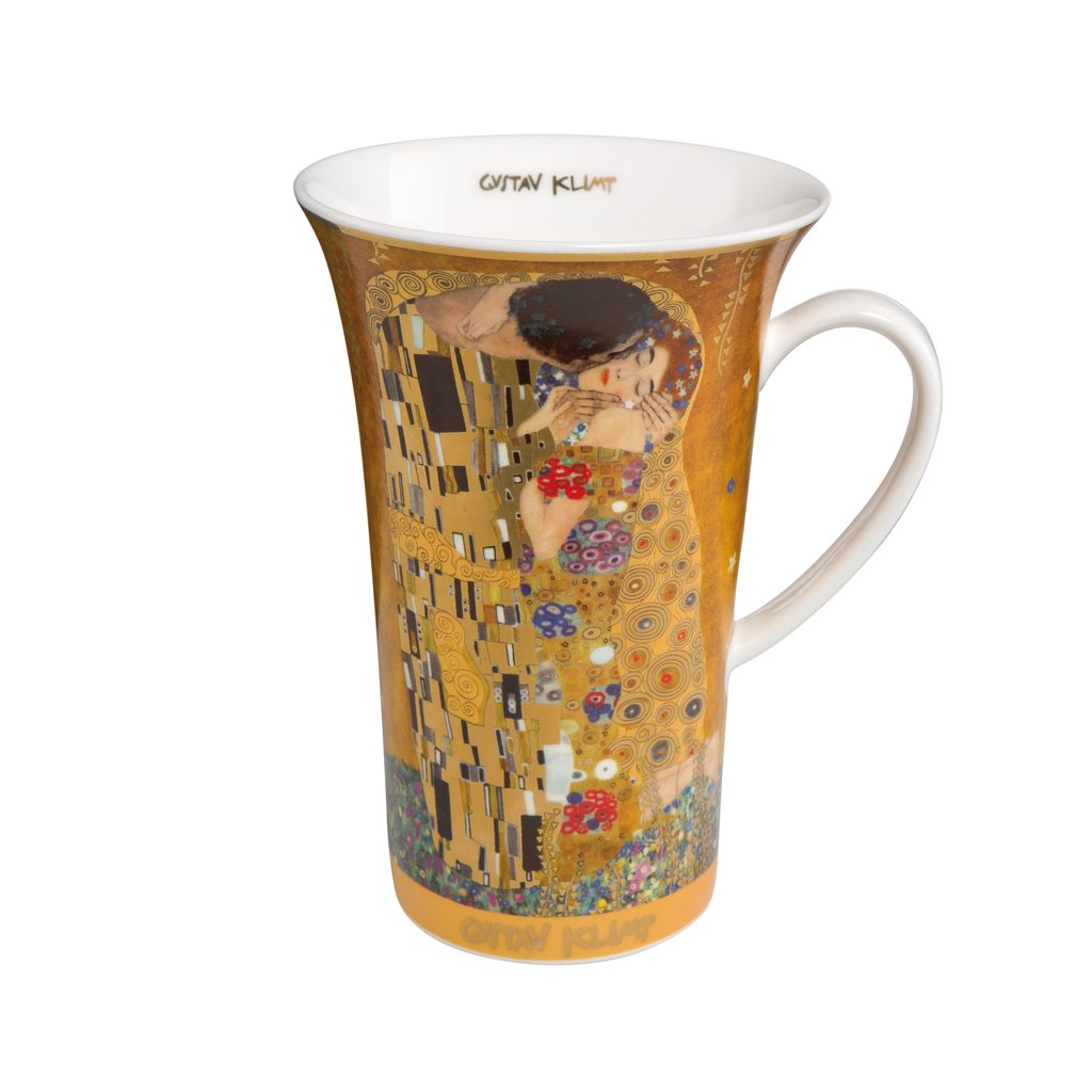 Homedesignshop.cz - Hrnek velký The Kiss - Artis Orbis 500ml, Gustav Klimt  - GOEBEL - Šálky a hrnky na kávu - Káva a čaj - Eshop s interierovými  doplňky