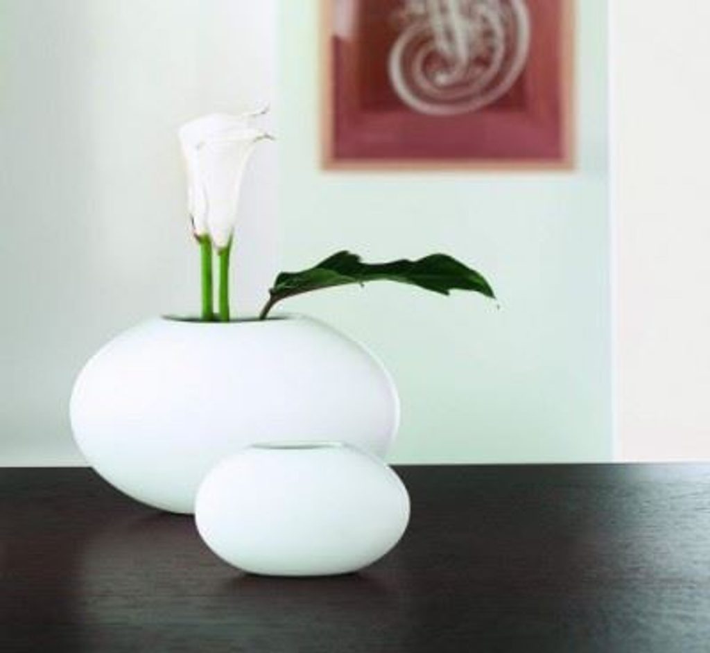 Homedesignshop.cz - Váza ORBIT bílá, 17x6x10cm - ASA Selection - Vázy a  mísy - Bytové doplňky - Eshop s interierovými doplňky