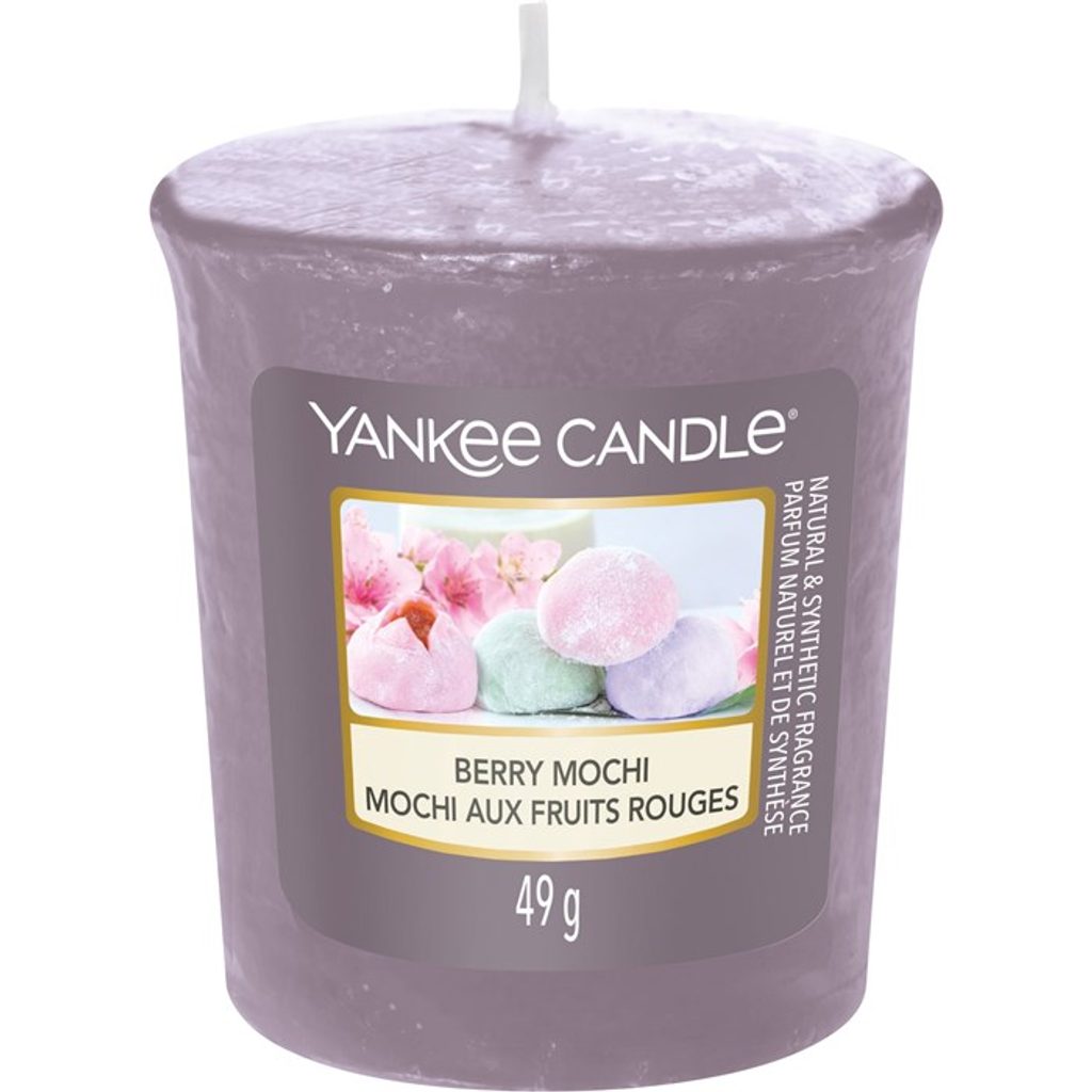 Homedesignshop.cz - Yankee Candle - votivní svíčka Berry Mochi, 49 g - YANKEE  CANDLE - Votivní svíčky - Yankee Candle, Svíčky, Bytové vůně - Eshop s  interierovými doplňky