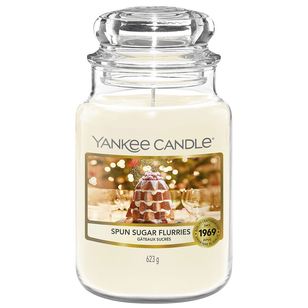 Homedesignshop.cz - Yankee Candle - Classic vonná svíčka Spun Sugar  Flurries 623 g - YANKEE CANDLE - Classic velký - Yankee Candle, Svíčky,  Bytové vůně - Eshop s interierovými doplňky