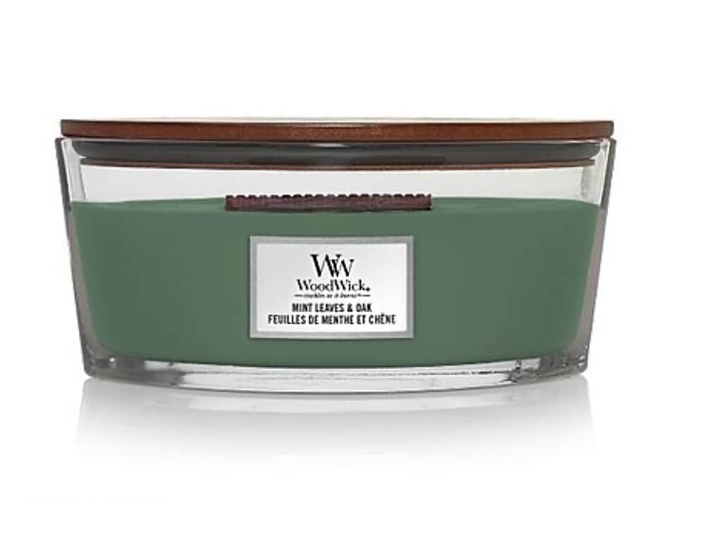 WoodWick geurkaars Vanilla & Sea Salt Large