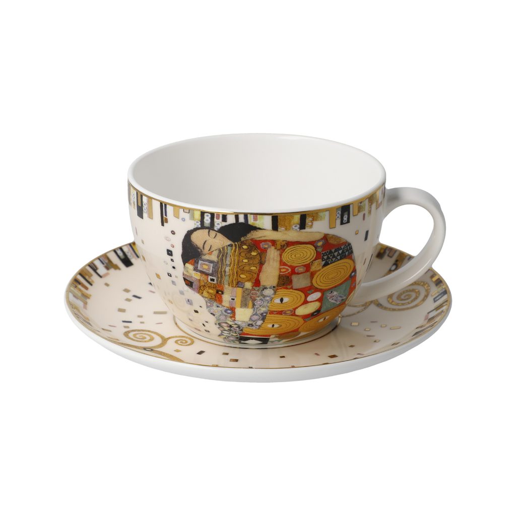 Homedesignshop.cz - Šálek a podšálek Fulfillment - Artis Orbis 250ml, Gustav  Klimt - GOEBEL - Šálky a hrnky na kávu - Káva a čaj - Eshop s interierovými  doplňky
