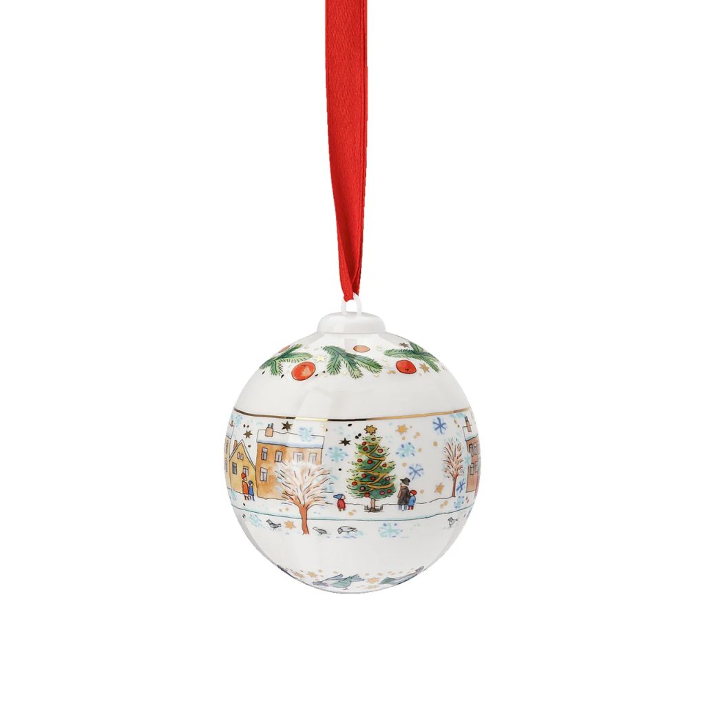 Homedesignshop.sk - Porcelánová ozdoba na stromeček Koule, Christmas  Sounds, Ø 6 cm, Rosenthal - ROSENTHAL - Vianočné ozdoby - Vianoce - Eshop s  interiérovými doplnkami
