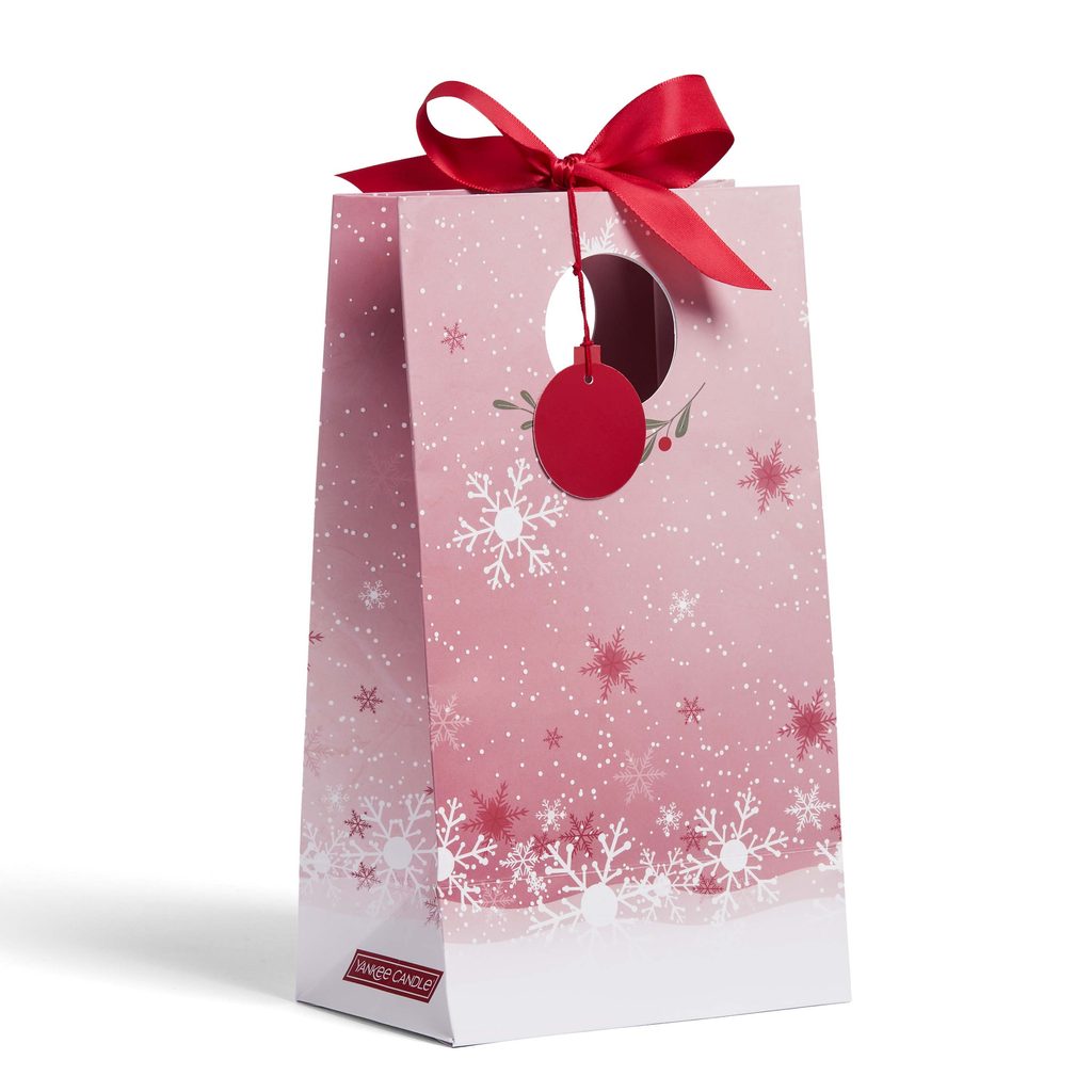 Homedesignshop.cz - Yankee Candle - Vánoční dárková taška se stuhou -  YANKEE CANDLE - Dárkové tašky - Osobní doplňky - Eshop s interierovými  doplňky