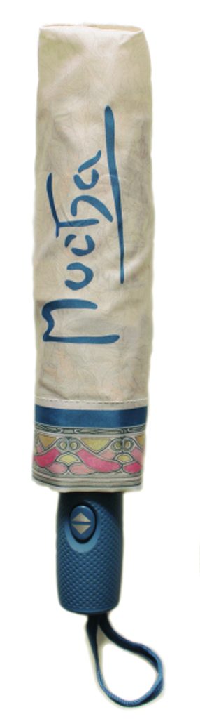 Homedesignshop.cz - Skládací deštník Alfons Mucha, Ø 90cm - PLUMERIA -  Deštníky - Osobní doplňky - Eshop s interierovými doplňky