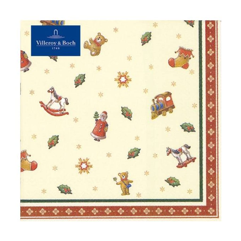 Homedesignshop.cz - Winter Specials ubrousky, hračky, 33 x 33 cm, Villeroy  & Boch - VILLEROY & BOCH - Vánoční ubrousky - Vánoce - Eshop s  interierovými doplňky