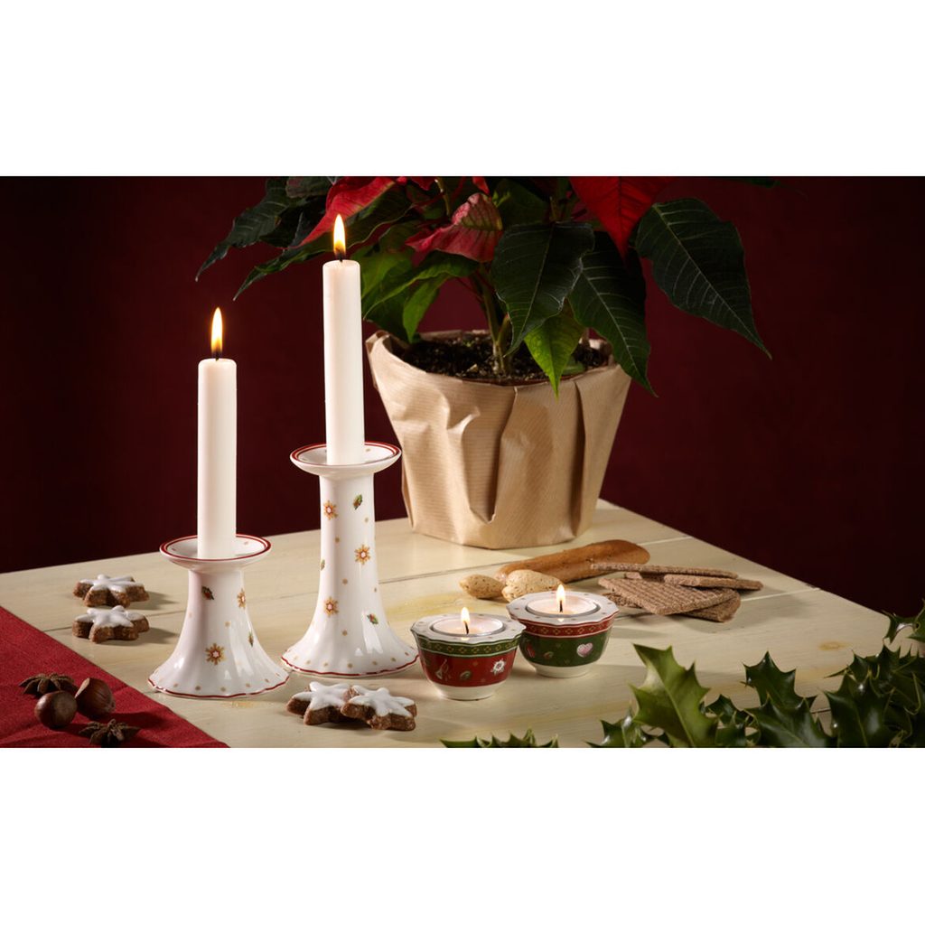 Homedesignshop.sk - Toy 's Delight Svietnik na čajovú sviečku červený,  Villeroy & Boch - VILLEROY & BOCH - Vianočné svietniky - Vianoce - Eshop s  interiérovými doplnkami