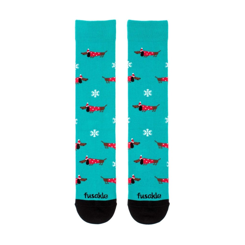 Homedesignshop.sk - Ponožky HotDog vianočné - FUSAKLE - Veselé ponožky -  Osobné doplnky - Eshop s interiérovými doplnkami