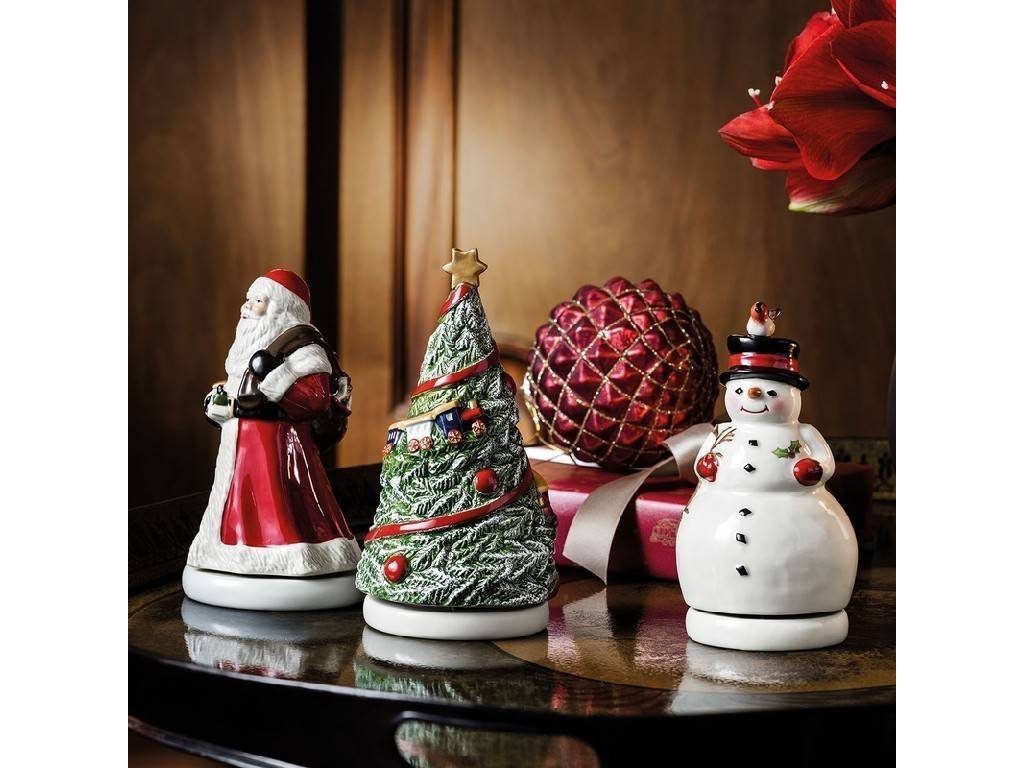 Homedesignshop.cz - Nostalgic Melody otáčející se Santa s hracím  mechanismem, 15 cm - VILLEROY & BOCH - Vánoční dekorace - Vánoce - Eshop s  interierovými doplňky