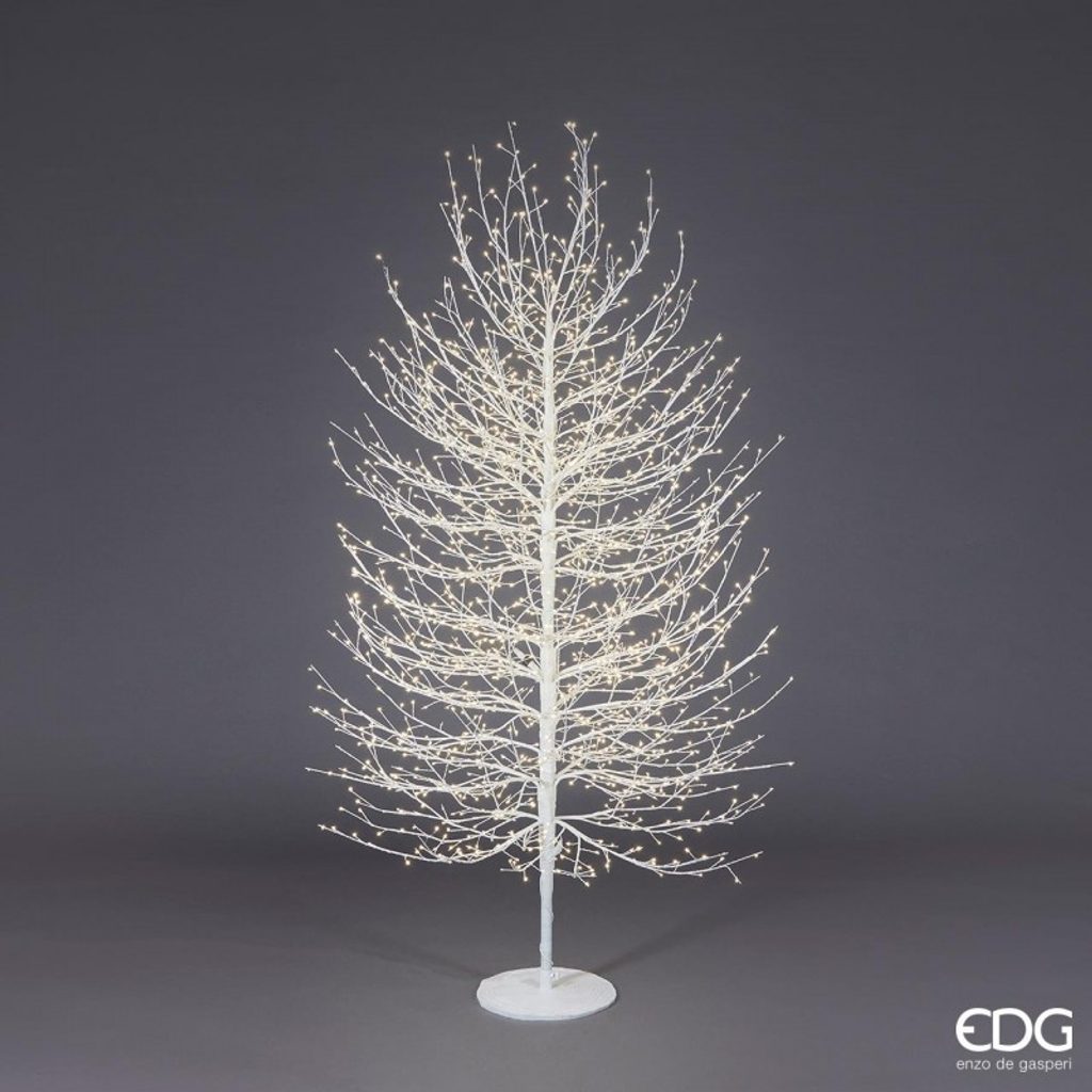 Homedesignshop.sk - Svetelný strom 2000LED biely, 180 cm - EDG - Vianočné  dekorácie - Vianoce - Eshop s interiérovými doplnkami